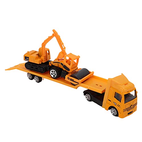 Saluaqui 4-teiliges Mini-BAU-LKW-Set aus Legierung für mit Ansprechendem Transporter-LKW Im Maßstab 1:64 und Technischem Anhängermodell für Frühpädagogisches Spielen Saluaqui 4-teiliges Mini-BAU-LKW-Set aus Legierung für mit Ansprechendem Transporter-LKW Im Maßstab 1:64 und Technischem Anhängermodell für Frühpädagogisches Spielen von Saluaqui