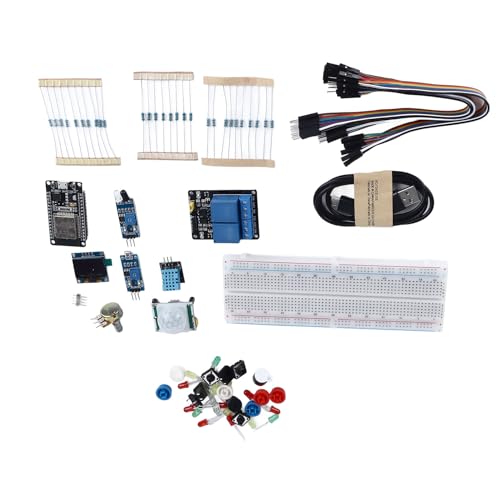 Saluaqui Advanced WiFi Starter Kit für 32S Maker-Projekte mit Multi-Größen-Entwicklungskarte und OLED-Anzeige Saluaqui Advanced WiFi Starter Kit für 32S Maker-Projekte mit Multi-Größen-Entwicklungskarte und OLED-Anzeige von Saluaqui
