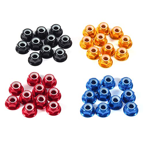Saluaqui Anodize Aluminiumlegierung M5 Nylon Einfügen Selbstbewusste Hex -Lock -Muttern Eingestellt 10pcs Zuverlässiger Flanschwiderstand für Hardware und Fahrzeuganwendungen Saluaqui Anodize Aluminiumlegierung M5 Nylon Einfügen Selbstbewusste Hex -Lock -Muttern Eingestellt 10pcs Zuverlässiger Flanschwiderstand für Hardware und Fahrzeuganwendungen von Saluaqui