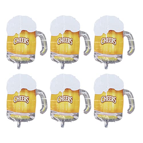 Saluaqui Bierbecher Ballondekorationen - Große Wiederverwendbare Folienballons für Bier -Themen Party Hintergrund, 10 PCs Set für Hochzeiten, Geburtstage und Feierlichkeiten Saluaqui Bierbecher Ballondekorationen - Große Wiederverwendbare Folienballons für Bier -Themen Party Hintergrund, 10 PCs Set für Hochzeiten, Geburtstage und Feierlichkeiten von Saluaqui