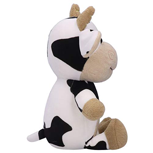 Saluaqui Entzückendes Kuhplüschspielzeug 30 cm - Weiche und Umweltfreundliche Kalb -Stoffspielzeug für Süße Tier Carto Rinderpuppe für Geburtstagsüberraschung (40cm) von Saluaqui