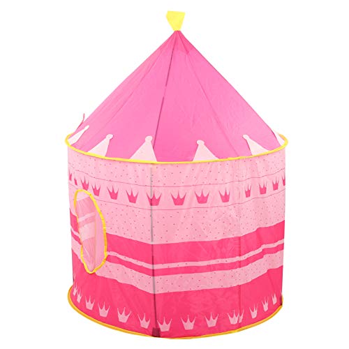 Saluaqui Er Bezaubernde Spielen Zelt mit Oxford -Stoff für Innenspaß Im Freien - Prinzessin Castle Playhouse Toy für, Einfaches Setup und Tragbares Zelt, Blau (Rosig) von Saluaqui