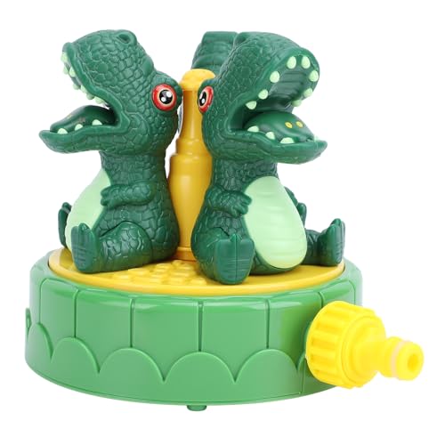 Saluaqui [Fun Dinosaurier Sprinklerspielzeug] mit 3 Düsen für Aufregendes Wasserspiel - Süßes Wasserspielzeug Im Freien für - Sicher, Leicht zu Installieren, 360 ° Rotierender Sommerspaß von Saluaqui