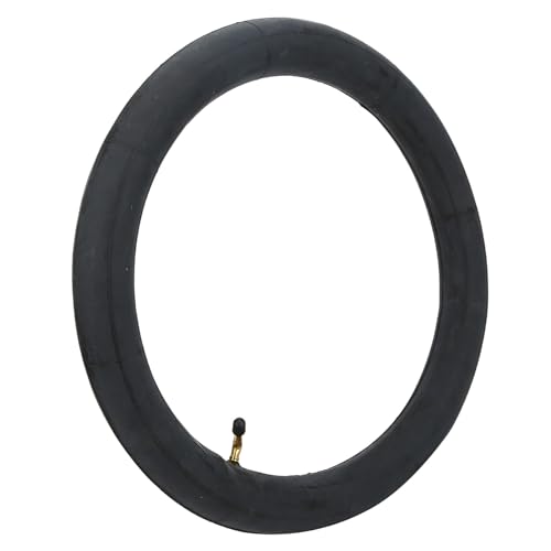 Saluaqui Hoch Elastisches Innenrohr mit Metallbogenventil für E -Fahrräder - Langlebige Butylkautschukkonstruktion, Einfache Installation, Rutschoberfläche, Langzeitlebensdauer (16x2,50 Biegenmund) von Saluaqui
