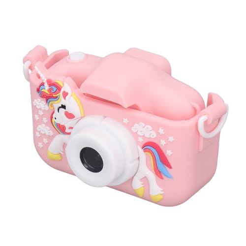 Saluaqui Nette Cartoon Kids Camera -Spielzeug mit Digitalem Foto- und Videoaufnahmefunktion und Tragbares Design für Blau (PINK) von Saluaqui