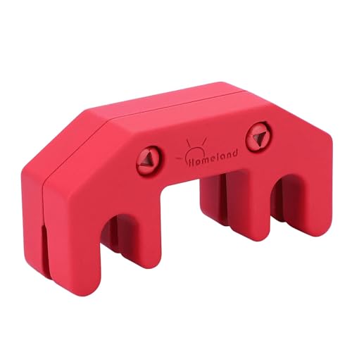 Saluaqui Professionelle Geigenschärfe für das Üben - Metall- und Gummi Musikinstrumente Zubehör für Reduziertes Volumen Leichtes und Tragbares Geigenpraxis Tool in Rot (Black #01) von Saluaqui