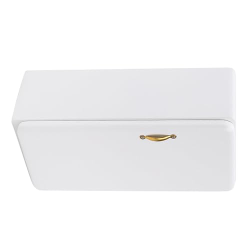 Saluaqui Realistisch 1:12 Dollhouse Kühlschrank - Miniatur Vier -Layer Küchenzubehör mit Modernem Holzdesign für Dollhouse Decoration (Kühlschrank) von Saluaqui