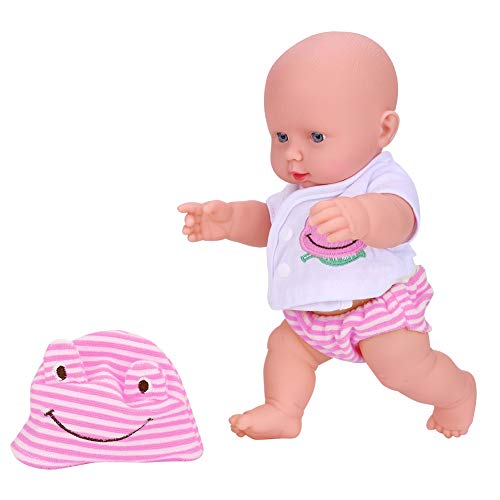 Saluaqui Realistische -Babypuppe mit Kleidung - Lebensähnliches Neugeborenes Schlafspielzeug Zur Vor Eltern, Beruhigender Komfort - Grün (Rosa Frosch) von Saluaqui