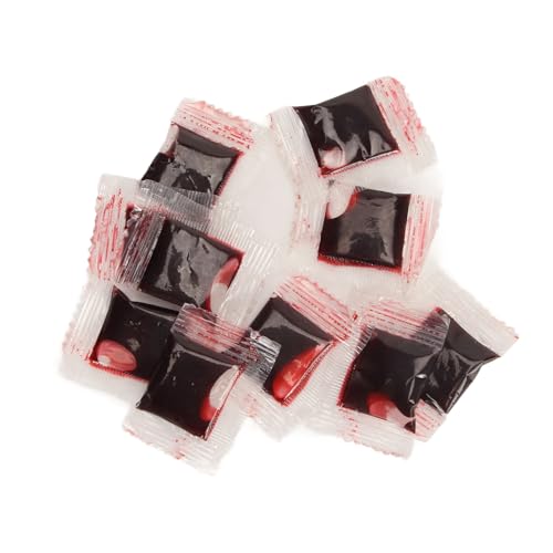 Saluaqui Realistisches Make -up Gefälschte Blutpackungen für Halloween- und Bühnenaufführungen 3 Ml X 10 Leicht Genutzte Taschen, Sicher für Mund, Waschmaschinen Spezialeffekt Stufe Falsches Blut Saluaqui Realistisches Make -up Gefälschte Blutpackungen für Halloween- und Bühnenaufführungen 3 Ml X 10 Leicht Genutzte Taschen, Sicher für Mund, Waschmaschinen Spezialeffekt Stufe Falsches Blut von Saluaqui