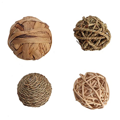 Saluaqui Spielzeug für Kleine Tierische Aktivitäten für Hasenkaninchen und Meerschweinchen - 4pcs -Kauställe, Handgefertigt von Wild Tetch, Sicheres Haustierkauspielzeug Saluaqui Spielzeug für Kleine Tierische Aktivitäten für Hasenkaninchen und Meerschweinchen - 4pcs -Kauställe, Handgefertigt von Wild Tetch, Sicheres Haustierkauspielzeug von Saluaqui