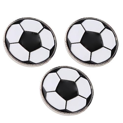 Saluaqui Tragbare Fußball-Wurfmünze mit Zweiseitigem Design für Schiedsrichter-Matches und Training, Legierungsstahl-Flip-Münze mit Schutzbox, 3-Pack Saluaqui Tragbare Fußball-Wurfmünze mit Zweiseitigem Design für Schiedsrichter-Matches und Training, Legierungsstahl-Flip-Münze mit Schutzbox, 3-Pack von Saluaqui