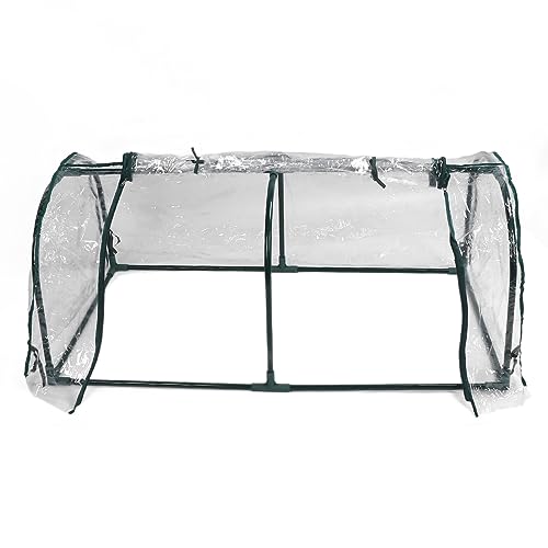 Saluaqui Transparentes Mini -Garten -Gewächshauszelt mit Metallrahmen für Balkon Im Freien Regenfisch und Sonnenschutz für Saftige Pflanzen Saluaqui Transparentes Mini -Garten -Gewächshauszelt mit Metallrahmen für Balkon Im Freien Regenfisch und Sonnenschutz für Saftige Pflanzen von Saluaqui