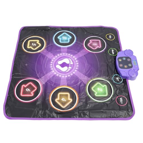 Saluaqui Wireless Light Up Dance Matte Spielzeug für mit Integrierter Musik und Einstellbarer Lautstärke-6-Button-Anti-Rutsch-Tanzpad für Heim und Partyspaß Saluaqui Wireless Light Up Dance Matte Spielzeug für mit Integrierter Musik und Einstellbarer Lautstärke-6-Button-Anti-Rutsch-Tanzpad für Heim und Partyspaß von Saluaqui