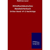 Mittelhochdeutsches Handwörterbuch von Salzwasser