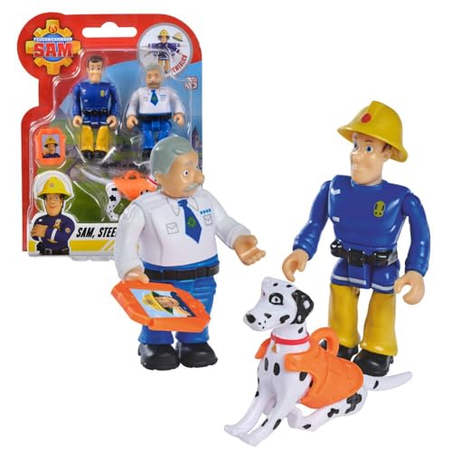 Sam, Steele, Radar | Spiel-Figuren Set | Feuerwehrmann Sam | Simba von Sam Fireman
