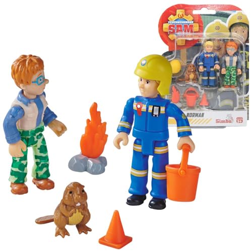 Sam Fireman Penny, Norman, Bieber | Spiel-Figuren Set | Feuerwehrmann Sam, 90130 Sam Fireman Penny, Norman, Bieber | Spiel-Figuren Set | Feuerwehrmann Sam, 90130 von Onetobye