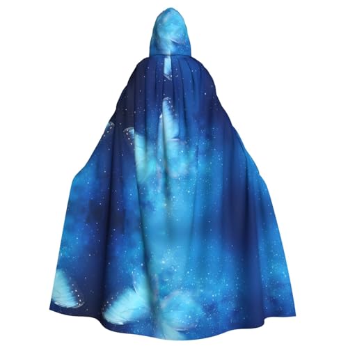 Blauer Sternenschmetterling Kapuzenumhang für Erwachsene - Bequemer und langlebiger Kapuzenumhang für Halloween, Ostern, Karneval, Weihnachten Blauer Sternenschmetterling Kapuzenumhang für Erwachsene - Bequemer und langlebiger Kapuzenumhang für Halloween, Ostern, Karneval, Weihnachten von SamLng