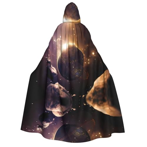Cosmic Shining Planet Kapuzenumhang – Erwachsene Damen Herren Rollenspiel-Kostüm – perfekt für Halloween, Ostern, Karneval und Partys Cosmic Shining Planet Kapuzenumhang – Erwachsene Damen Herren Rollenspiel-Kostüm – perfekt für Halloween, Ostern, Karneval und Partys von SamLng