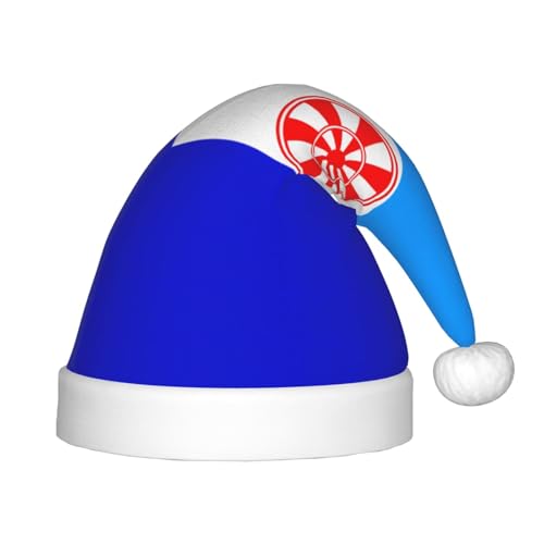 Ewenke Weihnachtsmütze mit Nationalflagge, klassische Weihnachtsmann- und Neujahrsparty-Kopfbedeckung, perfekt für Feiertage, Halloween Ewenke Weihnachtsmütze mit Nationalflagge, klassische Weihnachtsmann- und Neujahrsparty-Kopfbedeckung, perfekt für Feiertage, Halloween von SamLng