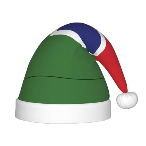 Flagge der Gambia-Weihnachtsmütze, klassische Weihnachtsmann- und Neujahrsparty-Kopfbedeckung, perfekt für Feiertage, Halloween Flagge der Gambia-Weihnachtsmütze, klassische Weihnachtsmann- und Neujahrsparty-Kopfbedeckung, perfekt für Feiertage, Halloween von SamLng