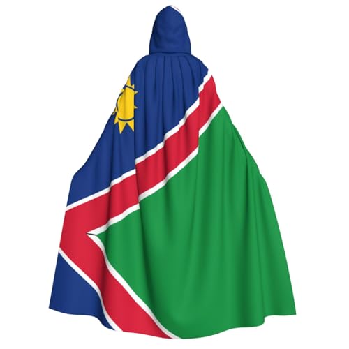 Flagge von Namibia Kapuzenumhang Erwachsene - Universal Rollenspiel Kostüm Cosplay Umhang Robe - Perfekt für Halloween, Ostern, Karneval Flagge von Namibia Kapuzenumhang Erwachsene - Universal Rollenspiel Kostüm Cosplay Umhang Robe - Perfekt für Halloween, Ostern, Karneval von SamLng