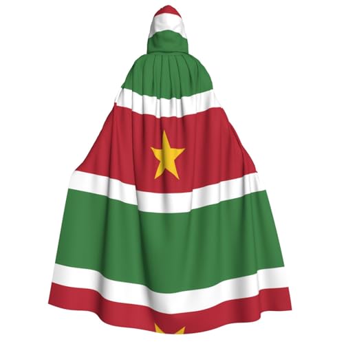 Flagge von Suriname Kapuzenumhang Erwachsene - Universal Rollenspiel Kostüm Cosplay Umhang Robe - Perfekt für Halloween, Ostern, Karneval Flagge von Suriname Kapuzenumhang Erwachsene - Universal Rollenspiel Kostüm Cosplay Umhang Robe - Perfekt für Halloween, Ostern, Karneval von SamLng