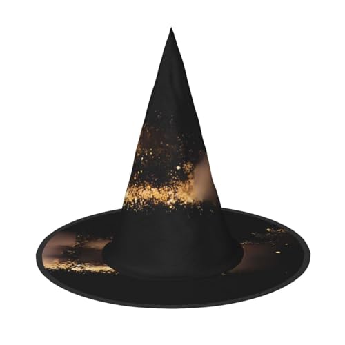 Gold Schwarz Sand Erwachsene Halloween Kostüm Hut - Hexenhut Party Zubehör - Faltbar für Weihnachten, Ostern & Halloween Gold Schwarz Sand Erwachsene Halloween Kostüm Hut - Hexenhut Party Zubehör - Faltbar für Weihnachten, Ostern & Halloween von SamLng