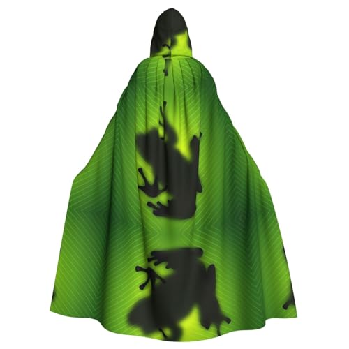 Green Frog Shadow Kapuzenumhang für Erwachsene - Bequemer und langlebiger Kapuzenumhang für Halloween, Ostern, Karneval, Weihnachten Green Frog Shadow Kapuzenumhang für Erwachsene - Bequemer und langlebiger Kapuzenumhang für Halloween, Ostern, Karneval, Weihnachten von SamLng