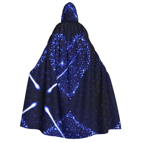 Kapuzenumhang mit Sternschnuppe, für Erwachsene, Damen, Herren, Rollenspiel-Kostüm, perfekt für Halloween, Ostern, Karneval und Partys Kapuzenumhang mit Sternschnuppe, für Erwachsene, Damen, Herren, Rollenspiel-Kostüm, perfekt für Halloween, Ostern, Karneval und Partys von SamLng