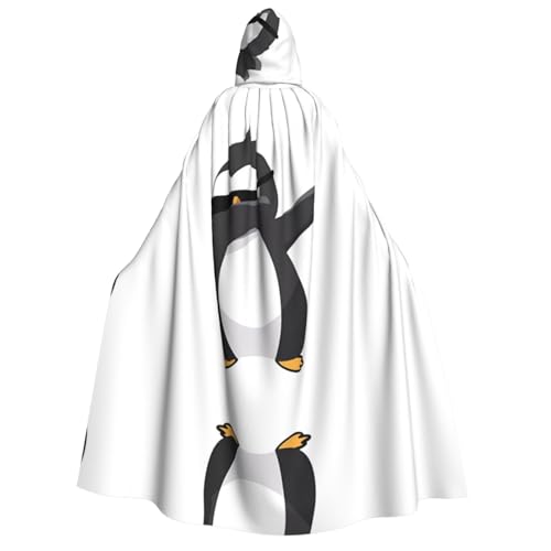 Pinguin Dabbing Kapuzenumhang – Erwachsenenkostüm für Damen und Herren, Rollenspiel-Kostüm – perfekt für Halloween, Ostern, Karneval und Partys Pinguin Dabbing Kapuzenumhang – Erwachsenenkostüm für Damen und Herren, Rollenspiel-Kostüm – perfekt für Halloween, Ostern, Karneval und Partys von SamLng