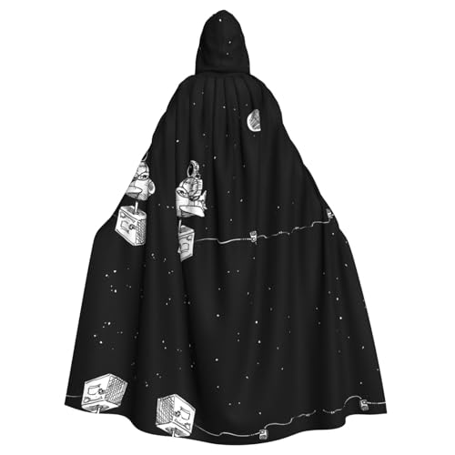 SamLng Astronaut Galaxie Kapuzenumhang für Erwachsene - Bequemer und langlebiger Kapuzenumhang für Halloween, Ostern, Karneval, Weihnachten SamLng Astronaut Galaxie Kapuzenumhang für Erwachsene - Bequemer und langlebiger Kapuzenumhang für Halloween, Ostern, Karneval, Weihnachten von SamLng