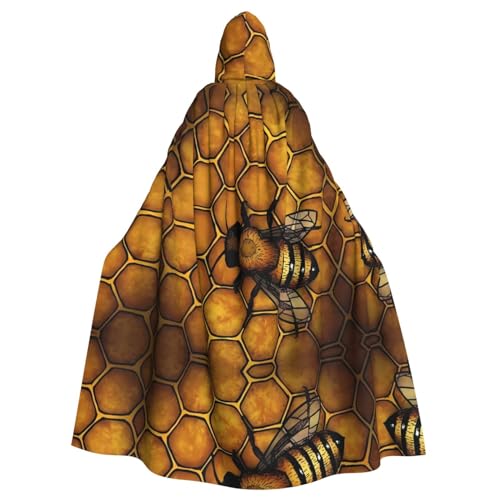 SamLng Bee Honeybee Kapuzenumhang für Erwachsene - Bequemer und langlebiger Kapuzenumhang für Halloween, Ostern, Karneval, Weihnachten SamLng Bee Honeybee Kapuzenumhang für Erwachsene - Bequemer und langlebiger Kapuzenumhang für Halloween, Ostern, Karneval, Weihnachten von SamLng
