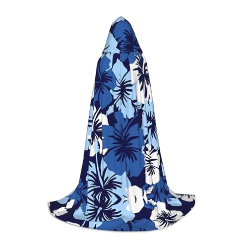 SamLng Blauer Hibiskus Kapuzenumhang - Rollenspiel-Kostüm für Teenager, geeignet für Cosplay, Weihnachten, Halloween, Ostern, Karneval SamLng Blauer Hibiskus Kapuzenumhang - Rollenspiel-Kostüm für Teenager, geeignet für Cosplay, Weihnachten, Halloween, Ostern, Karneval von SamLng