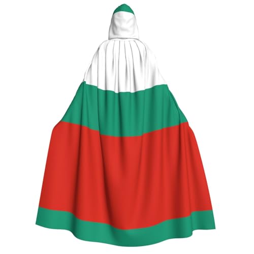 SamLng Bulgarische Flagge Kapuzenumhang Erwachsene - Universal Rollenspiel Kostüm Cosplay Umhang Robe - Perfekt für Halloween, Ostern, Karneval SamLng Bulgarische Flagge Kapuzenumhang Erwachsene - Universal Rollenspiel Kostüm Cosplay Umhang Robe - Perfekt für Halloween, Ostern, Karneval von SamLng