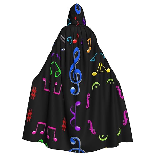 SamLng Bunter Pentatonischer Musik Kapuzenumhang für Erwachsene - Bequemer und langlebiger Kapuzenumhang für Halloween, Ostern, Karneval, Weihnachten SamLng Bunter Pentatonischer Musik Kapuzenumhang für Erwachsene - Bequemer und langlebiger Kapuzenumhang für Halloween, Ostern, Karneval, Weihnachten von SamLng