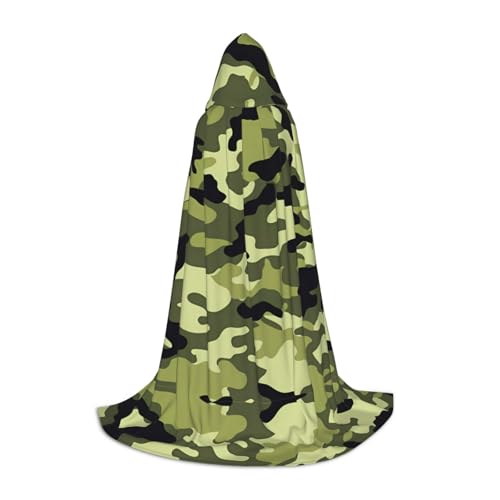 SamLng Camouflage-grüner Kapuzenumhang – perfekt für Weihnachten, Halloween, Ostern, Karnevalsparty und Cosplay-Bühnenkostüme SamLng Camouflage-grüner Kapuzenumhang – perfekt für Weihnachten, Halloween, Ostern, Karnevalsparty und Cosplay-Bühnenkostüme von SamLng