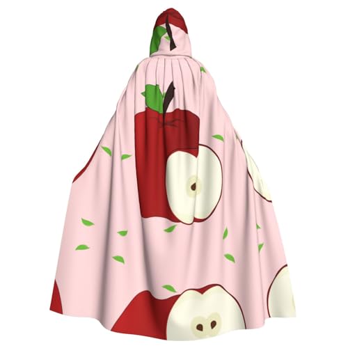 SamLng Cartoon Red Apple Kapuzenumhang für Erwachsene - Bequemer und langlebiger Kapuzenumhang für Halloween, Ostern, Karneval, Weihnachten SamLng Cartoon Red Apple Kapuzenumhang für Erwachsene - Bequemer und langlebiger Kapuzenumhang für Halloween, Ostern, Karneval, Weihnachten von SamLng
