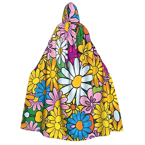 SamLng Cartoon süße Blumen Kapuzenumhang für Erwachsene - Ideal für Cosplay, Weihnachten, Maskerade, Halloween, Ostern, Karnevalspartys SamLng Cartoon süße Blumen Kapuzenumhang für Erwachsene - Ideal für Cosplay, Weihnachten, Maskerade, Halloween, Ostern, Karnevalspartys von SamLng