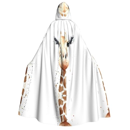 SamLng Clevere Giraffe Kapuzenumhang – Erwachsenenkostüm für Damen und Herren, Rollenspiel-Kostüm – perfekt für Halloween, Ostern, Karneval und Partys SamLng Clevere Giraffe Kapuzenumhang – Erwachsenenkostüm für Damen und Herren, Rollenspiel-Kostüm – perfekt für Halloween, Ostern, Karneval und Partys von SamLng