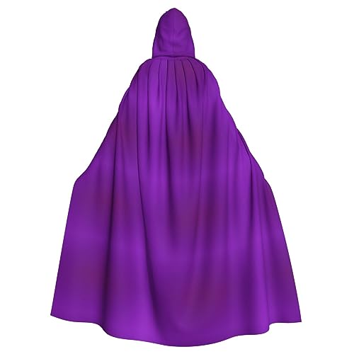 SamLng Einfarbiger dunkelvioletter Kapuzenumhang für Erwachsene – bequemer und langlebiger Kapuzenumhang für Halloween, Ostern, Karneval, Weihnachten von SamLng