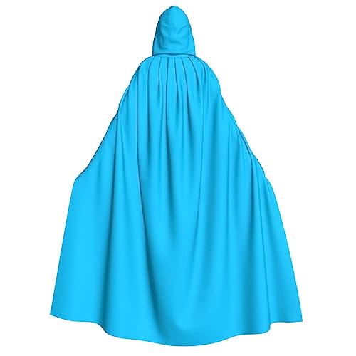 SamLng Einfarbiger hellblauer Kapuzenumhang – Rollenspiel-Kostüm für Erwachsene, Damen, Herren, perfekt für Halloween, Ostern, Karneval und Partys SamLng Einfarbiger hellblauer Kapuzenumhang – Rollenspiel-Kostüm für Erwachsene, Damen, Herren, perfekt für Halloween, Ostern, Karneval und Partys von SamLng