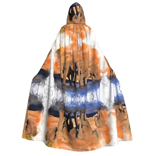 SamLng Elefanten-Umhang mit Kapuze, für Erwachsene, Damen, Herren, Rollenspiel-Kostüm, perfekt für Halloween, Ostern, Karneval und Partys SamLng Elefanten-Umhang mit Kapuze, für Erwachsene, Damen, Herren, Rollenspiel-Kostüm, perfekt für Halloween, Ostern, Karneval und Partys von SamLng