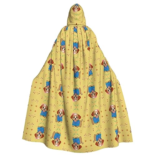 SamLng Entzückender Cartoon-Hunde-Kapuzenumhang für Erwachsene – bequemer und langlebiger Kapuzenumhang für Halloween, Ostern, Karneval, Weihnachten SamLng Entzückender Cartoon-Hunde-Kapuzenumhang für Erwachsene – bequemer und langlebiger Kapuzenumhang für Halloween, Ostern, Karneval, Weihnachten von SamLng
