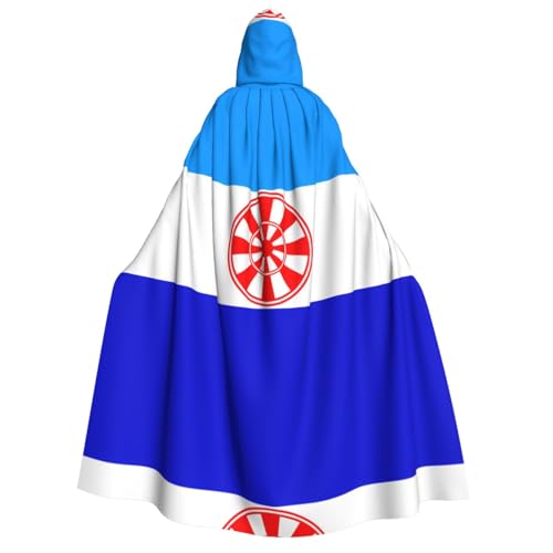 SamLng Ewenke Nationalflagge Kapuzenumhang Erwachsene - Universal Rollenspiel Kostüm Cosplay Umhang Robe - Perfekt für Halloween, Ostern, Karneval SamLng Ewenke Nationalflagge Kapuzenumhang Erwachsene - Universal Rollenspiel Kostüm Cosplay Umhang Robe - Perfekt für Halloween, Ostern, Karneval von SamLng