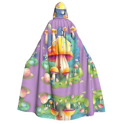 SamLng Fantasy Dream Pilz-Kapuzenumhang – Erwachsene Damen Herren Rollenspiel-Kostüm – perfekt für Halloween, Ostern, Karneval und Partys SamLng Fantasy Dream Pilz-Kapuzenumhang – Erwachsene Damen Herren Rollenspiel-Kostüm – perfekt für Halloween, Ostern, Karneval und Partys von SamLng