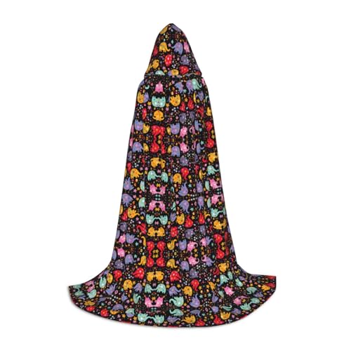 SamLng Farbenfroher Elefantenumhang mit Kapuze – perfekt für Weihnachten, Halloween, Ostern, Karnevalsparty und Cosplay-Bühnenkostüme SamLng Farbenfroher Elefantenumhang mit Kapuze – perfekt für Weihnachten, Halloween, Ostern, Karnevalsparty und Cosplay-Bühnenkostüme von SamLng
