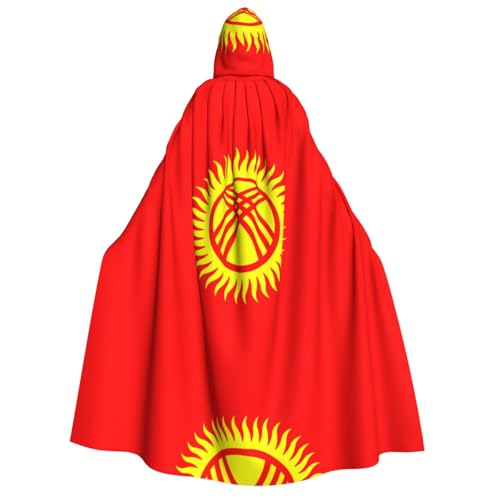 SamLng Flagge Kirgisistan Kapuzenumhang Erwachsene - Universal Rollenspiel Kostüm Cosplay Umhang Robe - Perfekt für Halloween, Ostern, Karneval SamLng Flagge Kirgisistan Kapuzenumhang Erwachsene - Universal Rollenspiel Kostüm Cosplay Umhang Robe - Perfekt für Halloween, Ostern, Karneval von SamLng