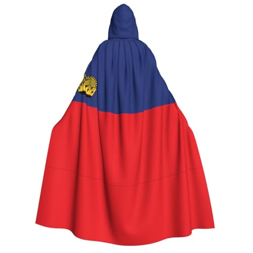 SamLng Flagge Liechtenstein Kapuzenumhang Erwachsene - Universal Rollenspiel Kostüm Cosplay Umhang Robe - Perfekt für Halloween, Ostern, Karneval SamLng Flagge Liechtenstein Kapuzenumhang Erwachsene - Universal Rollenspiel Kostüm Cosplay Umhang Robe - Perfekt für Halloween, Ostern, Karneval von SamLng