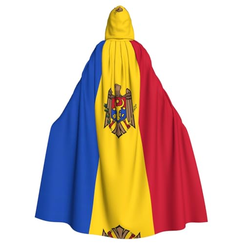 SamLng Flagge Moldawiens Kapuzenumhang – Rollenspiel Kostüm für Erwachsene Cosplay – perfekt für Weihnachten, Zauberer, Magier Motto-Partys SamLng Flagge Moldawiens Kapuzenumhang – Rollenspiel Kostüm für Erwachsene Cosplay – perfekt für Weihnachten, Zauberer, Magier Motto-Partys von SamLng