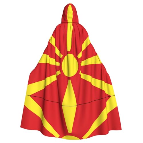 SamLng Flagge Nordmazedoniens Kapuzenumhang – Rollenspiel Kostüm für Erwachsene Cosplay – perfekt für Weihnachten, Zauberer, Magier Motto-Partys SamLng Flagge Nordmazedoniens Kapuzenumhang – Rollenspiel Kostüm für Erwachsene Cosplay – perfekt für Weihnachten, Zauberer, Magier Motto-Partys von SamLng